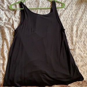 Black tank top